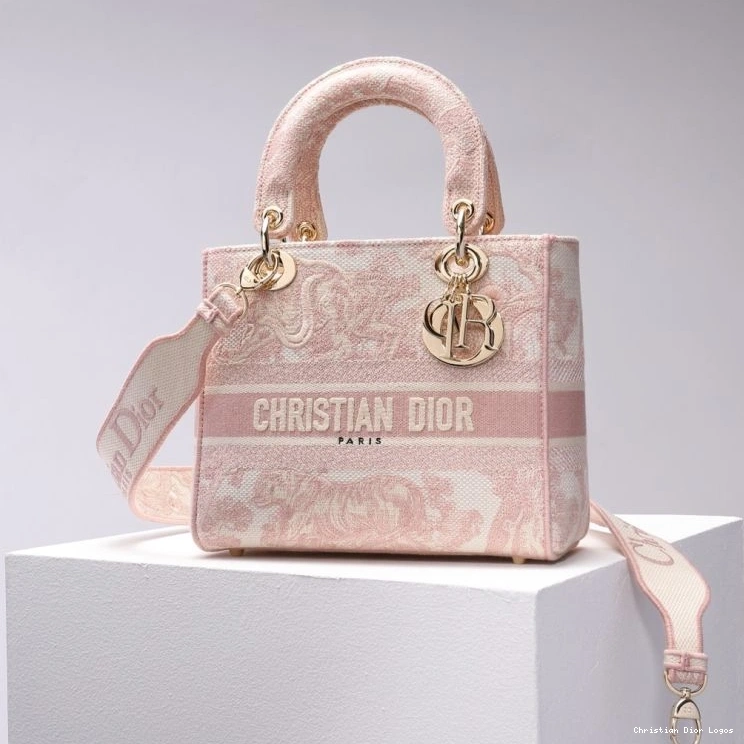 Cheap Toile Jouy D-lite Medium Motif Lady Bag de Pink Canvas 0725 Luxury